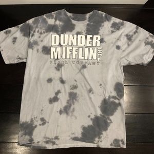 NEW Dunder Mifflin Tie-Dye T-Shirt Sz L